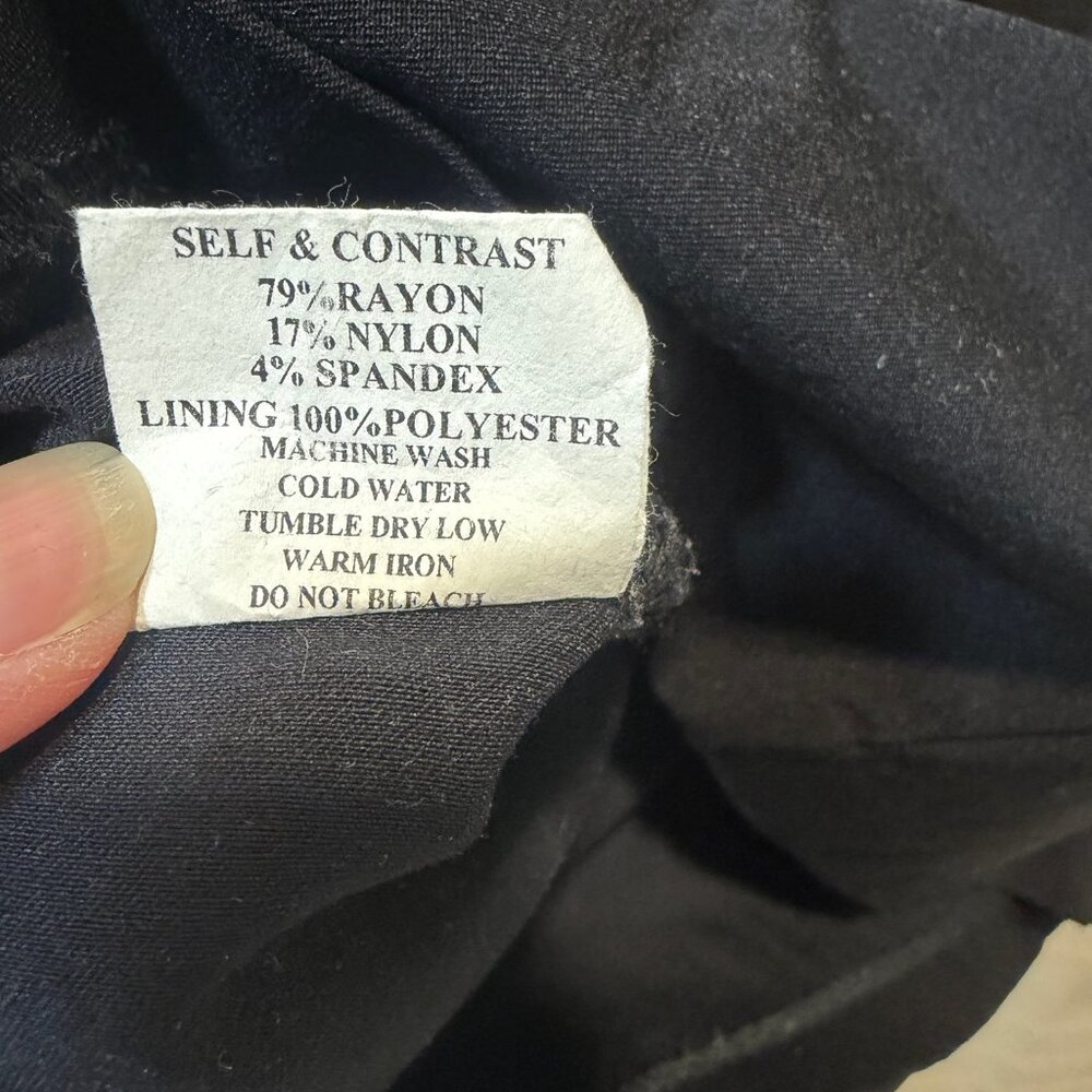 Ruby Fox Black Cocktail Dress Size 13 Y2K Strapless Made USA - Picture 10 of 10